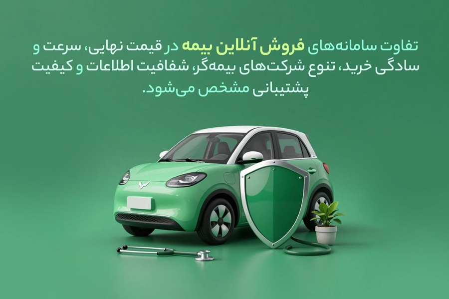 تفاوت شرکت‌های فروش آنلاین بیمه