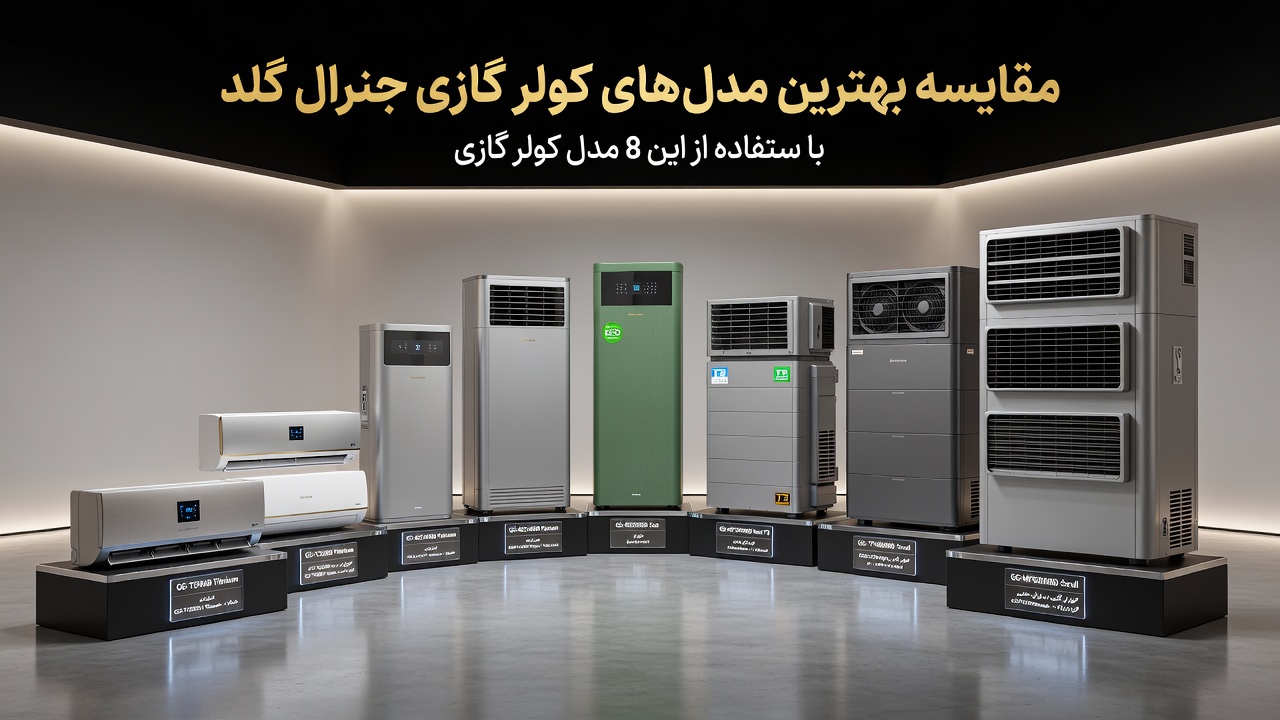 انواع کولر گازیهای جنرال گلد