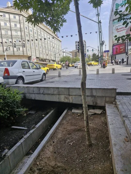 زخم تازه بر پیکر خیابان‌های تاریخی تهران