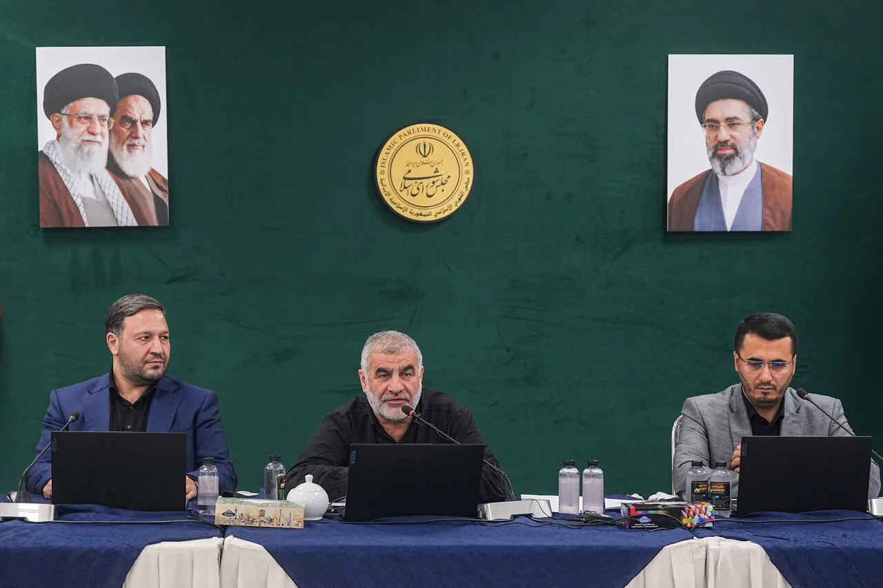 تصاویر نشست مجازی مجلس دوازدهم/ فضای جلسه وبیناری با حضور وکلای بهارستان/ خانم نماینده هم در جایگاه هیات رییسه حضور داشت