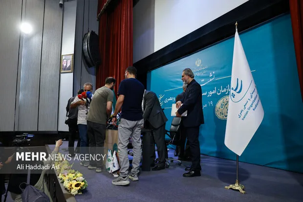 نشست خبری رائد فریدزاده، رئیس سازمان سینمایی