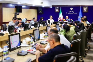 کنفرانس خبری جعفر میعادفر، رئيس اورژانس کشور