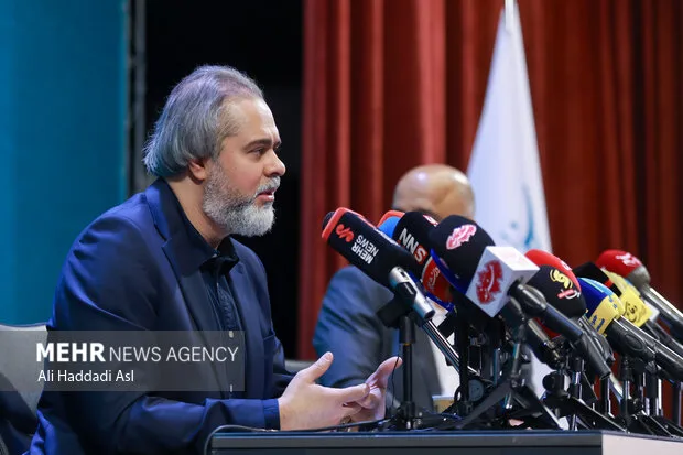 نشست خبری رائد فریدزاده، رئیس سازمان سینمایی