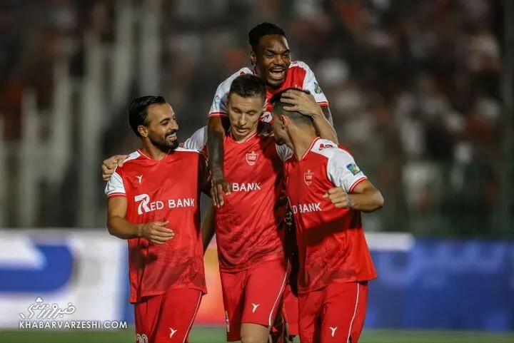 شادی گل ایگور سرگیف؛ پرسپولیس - استقلال خوزستان