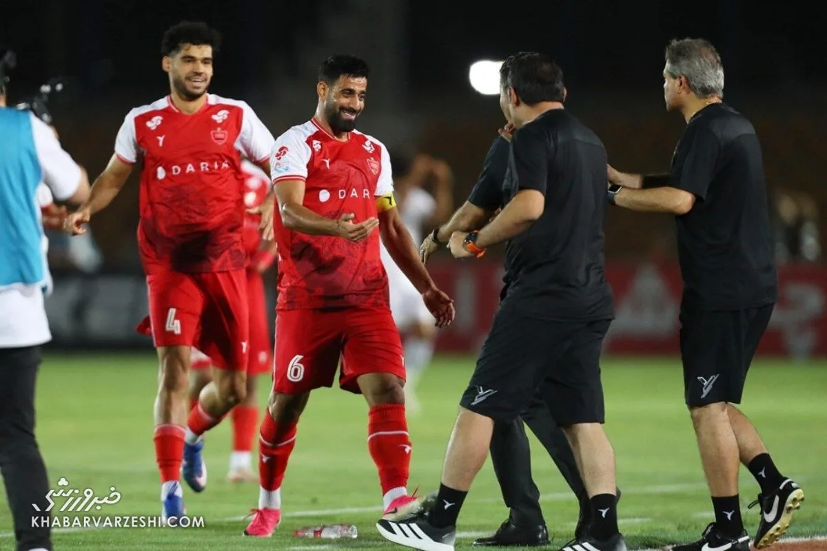 مقصد ستاره پرسپولیس بعد از گلزنی +عکس