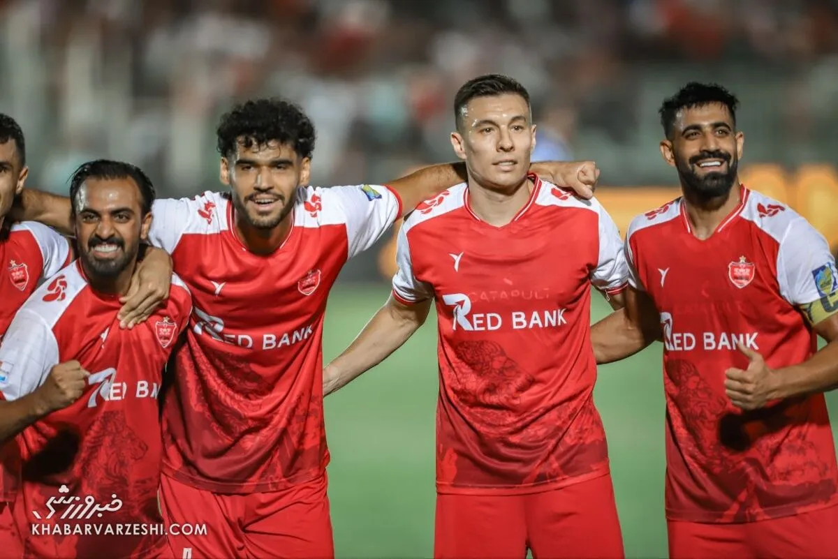 اختلاف جالب سرگیف با دیگر بازیکنان پرسپولیس +عکس