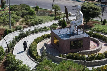 مراسم رونمایی از مجسمه کمال‌الملک