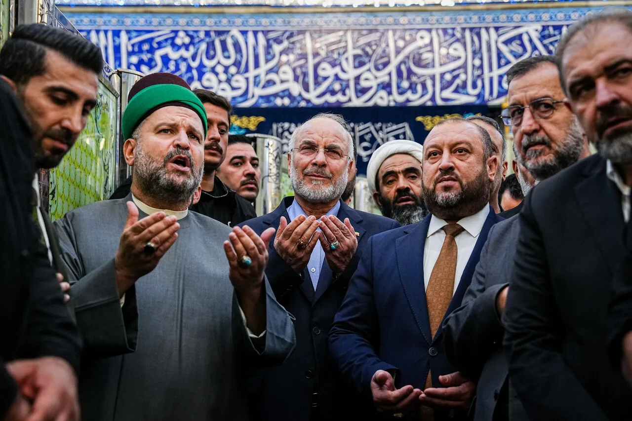 تشرف قالیباف به حرم حضرت اباالفضل(ع) و دیدار با تولیت عتبه عباسی