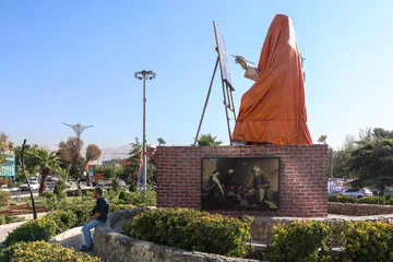مراسم رونمایی از مجسمه کمال‌الملک
