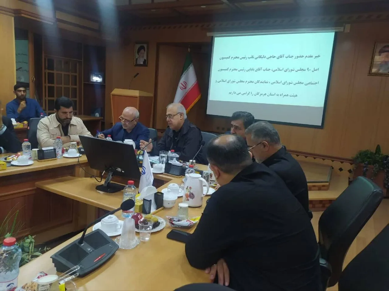 سفر نظارتی کمیسیون اصل نود به هرمزگان/ ارزیابی خسارات ناشی از جنگ در دستور کار + تصاویر