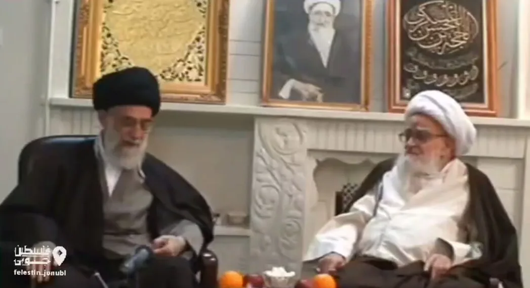 تصاویری دیده نشده از حضور رهبر شهید در منزل مرحوم صافی گلپایگانی