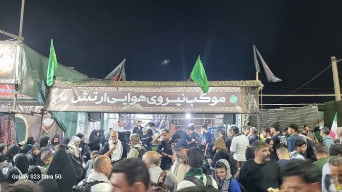 نهاجا خادم زائران اربعین حسینی در مرز مهران