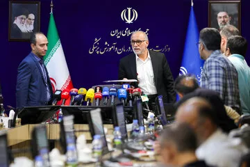 کنفرانس خبری جعفر میعادفر، رئيس اورژانس کشور