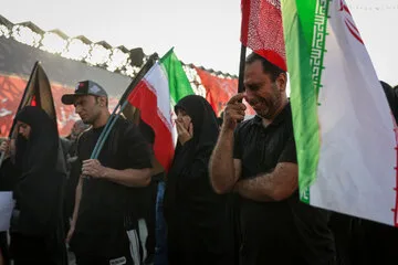 مراسم آیینی پیاده‌روی جاماندگان اربعین حسینی - تهران