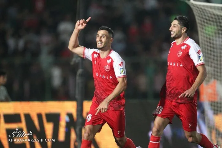 شادی گل علی علیپور؛ پرسپولیس - ملوان