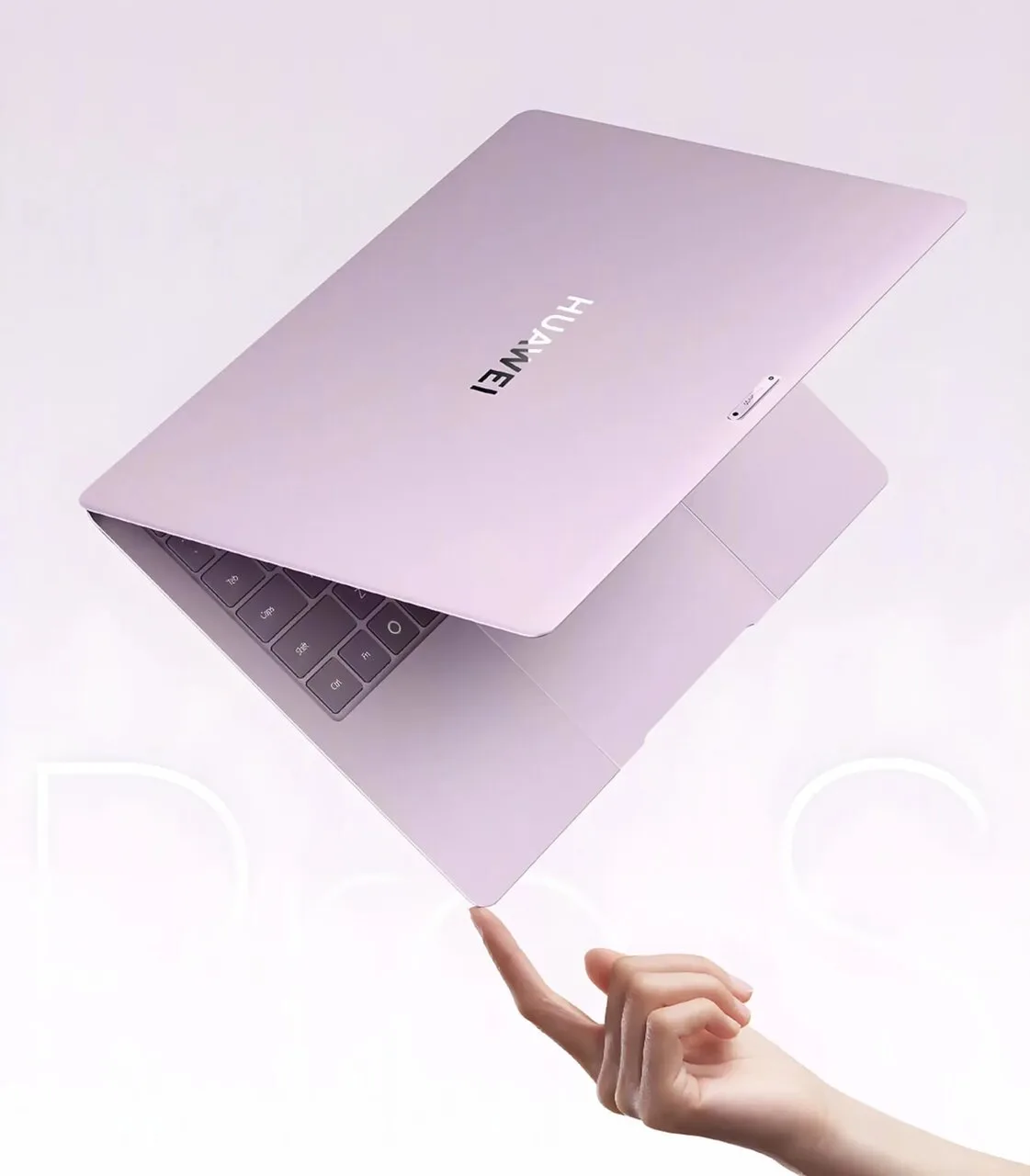 لپتاپ فوقسبک هواوی MateBook Pro S با بدنه بنفش روشن