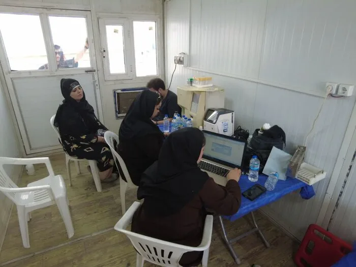 بهرمندی دو هزار زائر مرز مهران از خدمات بیمارستان صحرایی نیروی هوایی ارتش