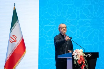 مسعود پزشکیان، رییس جمهور در مراسم بزرگداشت روز پزشک