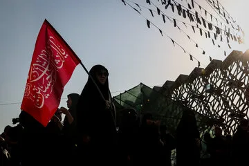 مراسم آیینی پیاده‌روی جاماندگان اربعین حسینی - تهران