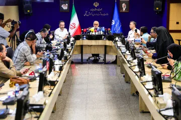 کنفرانس خبری جعفر میعادفر، رئيس اورژانس کشور