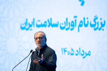 مسعود پزشکیان، رییس جمهور در مراسم بزرگداشت روز پزشک