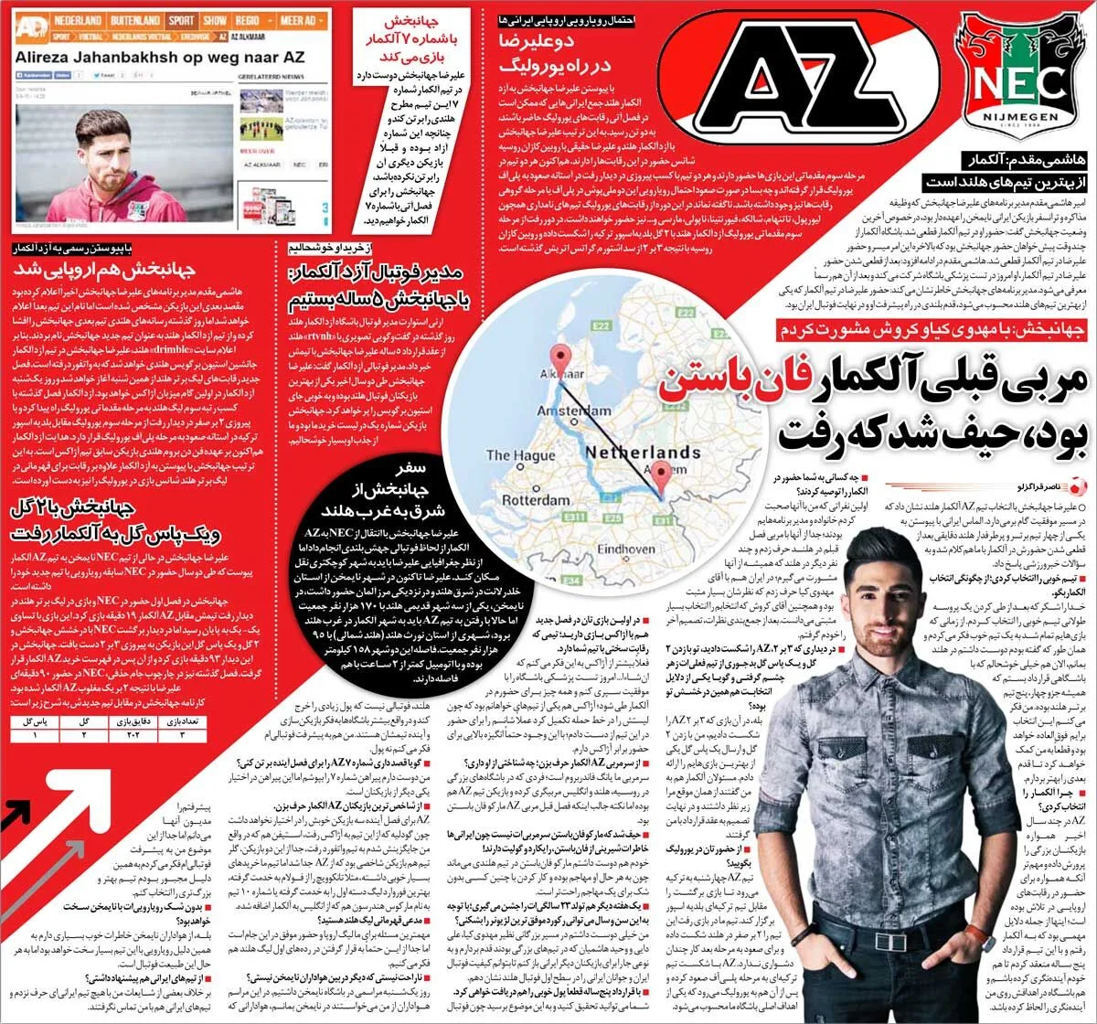 خبرورزشیگردی| جهانبخش: در هلند پول زیادی نمیدهند/ دوست دارم راه دایی و مهدویکیا را بروم