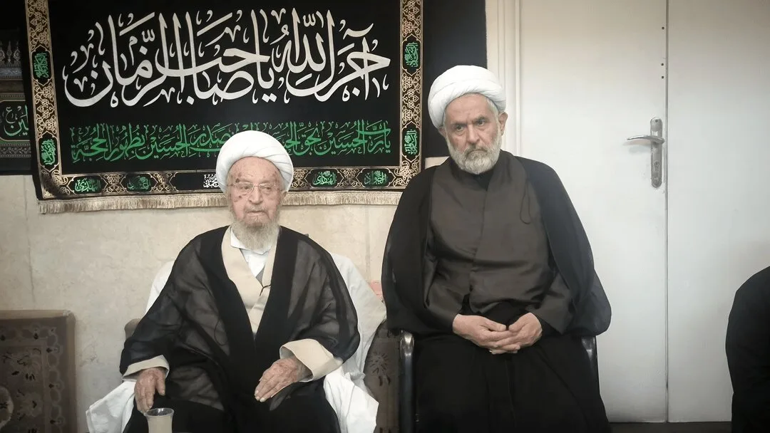 تصاویری از حضور حسین طائب در بیت دو مرجع تقلید در قم
