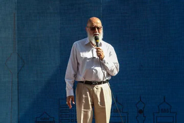 مهدی چمران، رییس شورای اسلامی شهر تهران در مراسم رونمایی از مجسمه کمال‌الملک