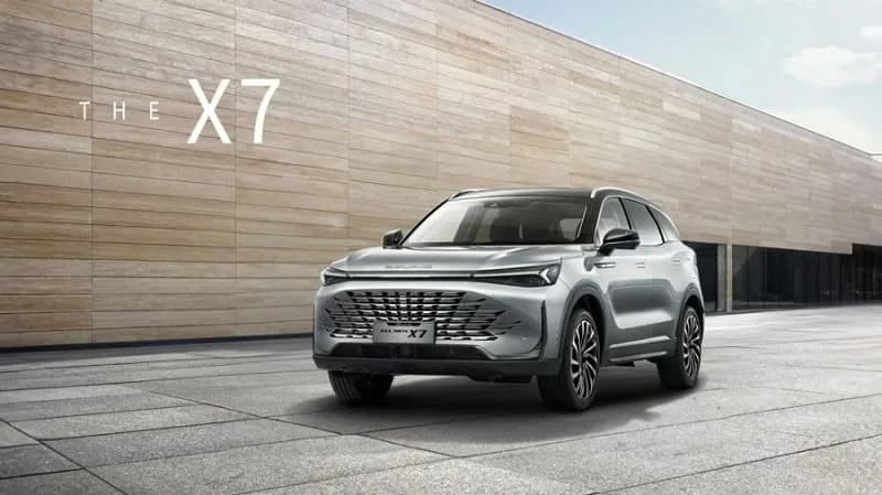 نمای جلو بایک X7