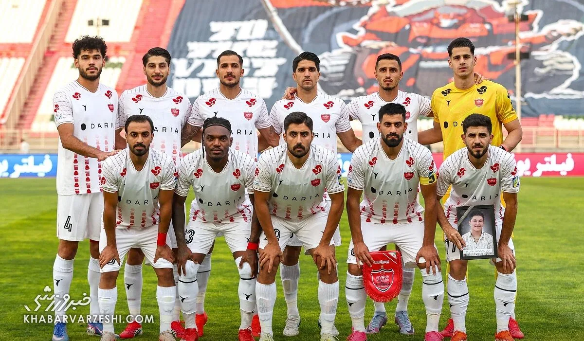 عکس تیمی پرسپولیس مقابل تراکتور