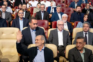 مسعود پزشکیان، رییس جمهور در مراسم بزرگداشت روز پزشک