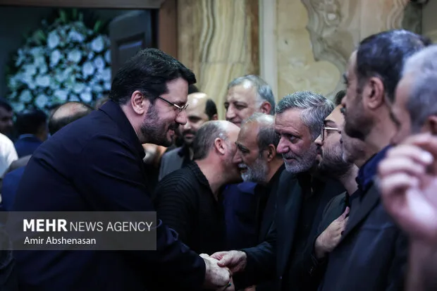 مراسم ترحیم فرزند لطف ا... فروزنده