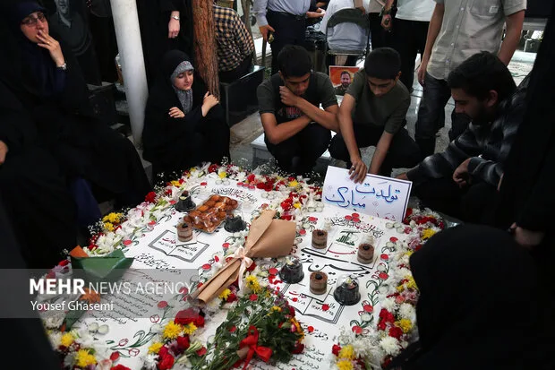 مراسم جشن تولد شهید نوجوان نبرد رمضان