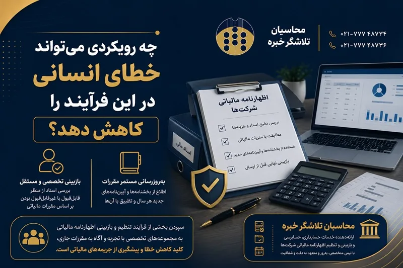 چه رویکردی میتواند خطای انسانی در این فرآیند را کاهش دهد؟ ر
