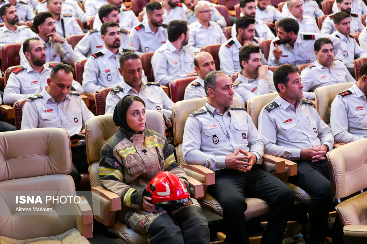 مراسم بزرگداشت روز آتش نشان