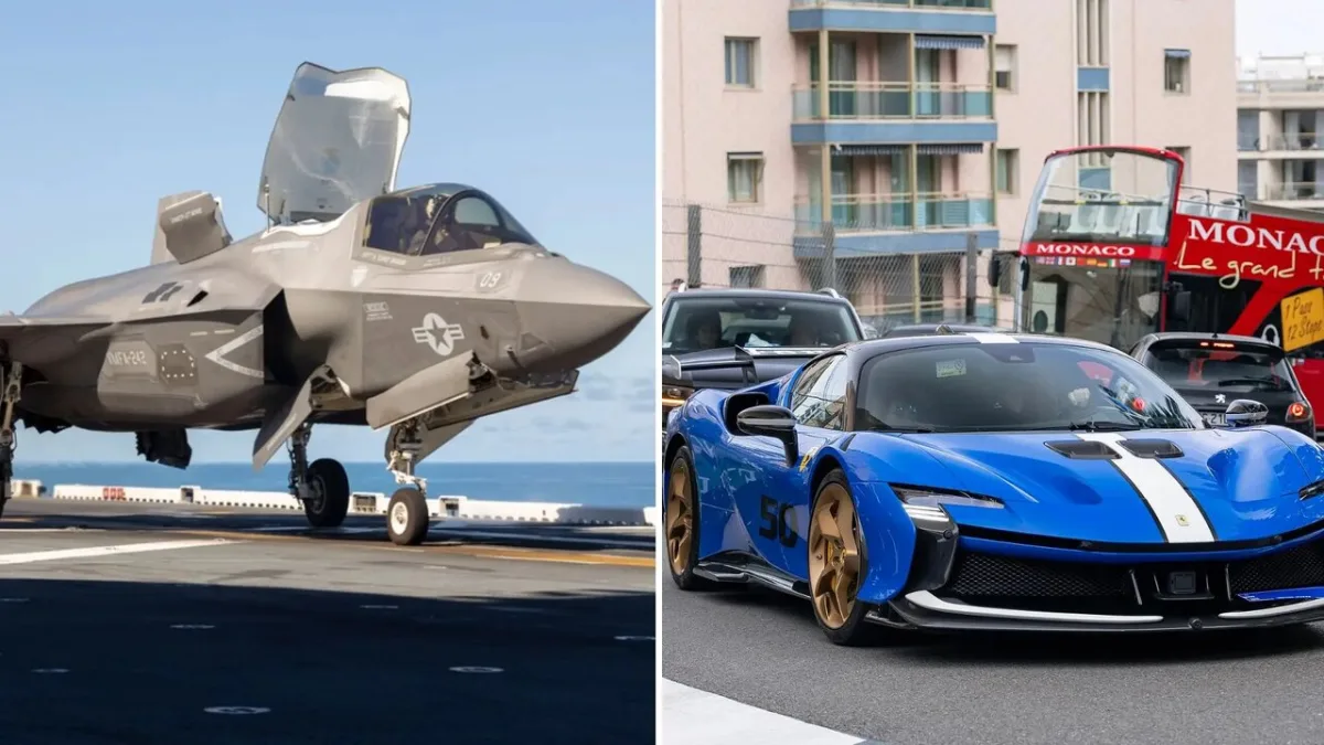 جنگنده F-35B با یک فراری مسابقه میدهد؛ عجیبترین مسابقه سرعت امسال چگونه برگزار میشود؟