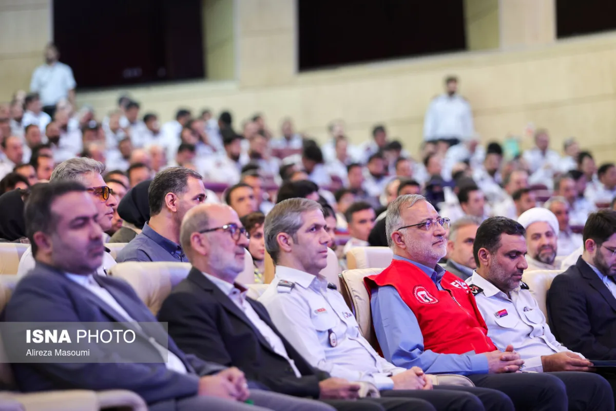 علیرضا زاکانی، شهردارتهران در مراسم بزرگداشت روز آتش نشان