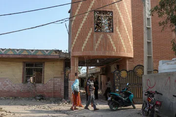 آسیب‌های ناشی از حمله آمریکا به یک منطقه مسکونی در شهرستان سیریک