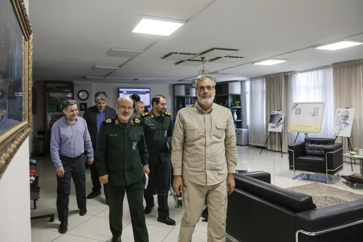 بازدید سخنگوی سپاه از ایرنا