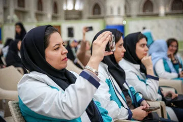 مراسم اختتامیه پنجمین جشنواره ملی «اتفاق» در حرم امام خمینی (ره)