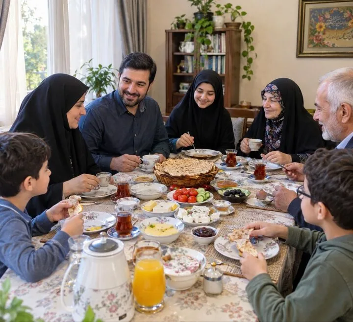 صبحانه خانوادگی؛ فراتر از یک وعده غذایی نخستین سرمایهگذاری هیجانی برای کاهش استرس روزانه