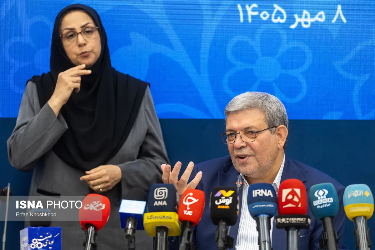 سیدجواد حسینی، رئیس سازمان بهزیستی کشور در نشست خبری گرامیداشت روزهای جهانی ناشنوایان و سالمندان