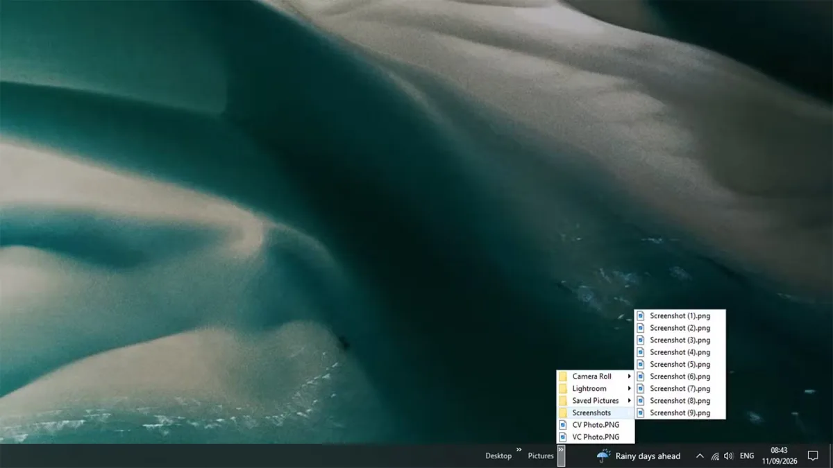 Taskbar Toolbars
