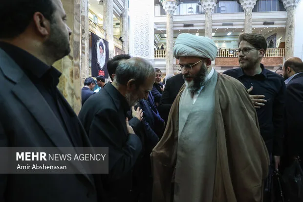 مراسم ترحیم فرزند لطف ا... فروزنده