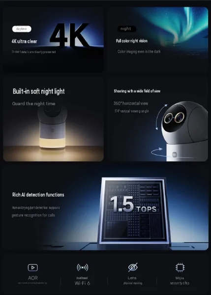 دوربین امنیتی شیائومی Smart Camera 5 Pro