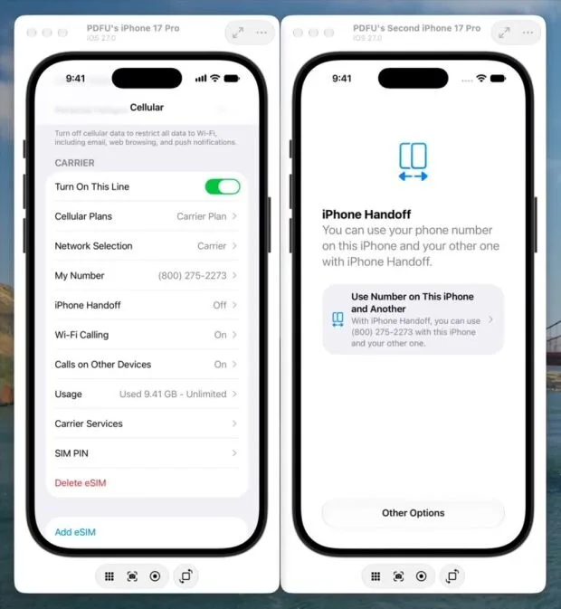فعال کردن یک شماره روی دو آیفون / قابلیت iPhone Handoff چیست؟