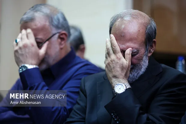 مراسم ترحیم فرزند لطف ا... فروزنده
