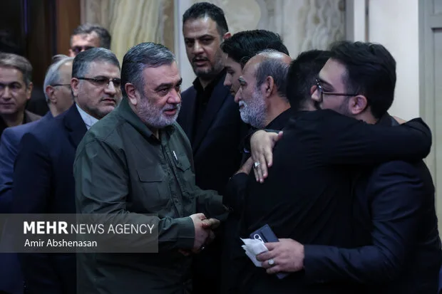 مراسم ترحیم فرزند لطف ا... فروزنده