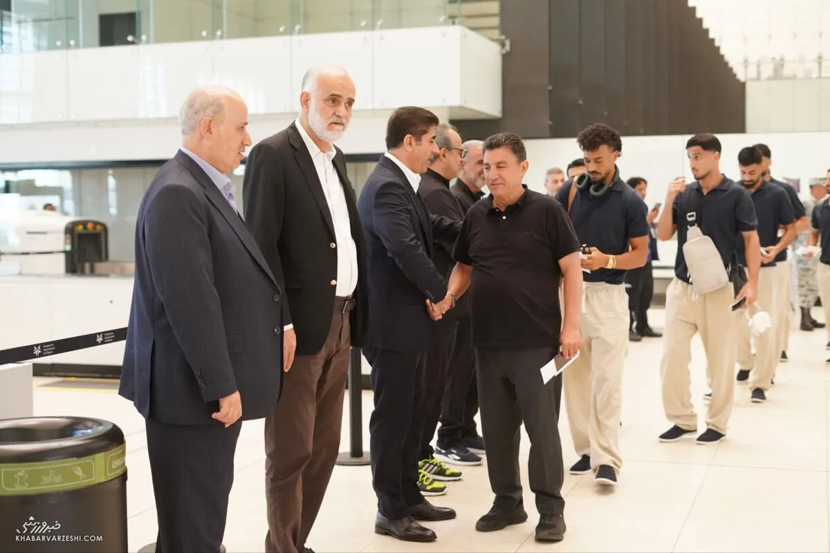 امیر قلعهنویی، مهدی محمدنبی و مهدی تاج پیش از سفر دوم تیم ملی ایران به لس آنجلس