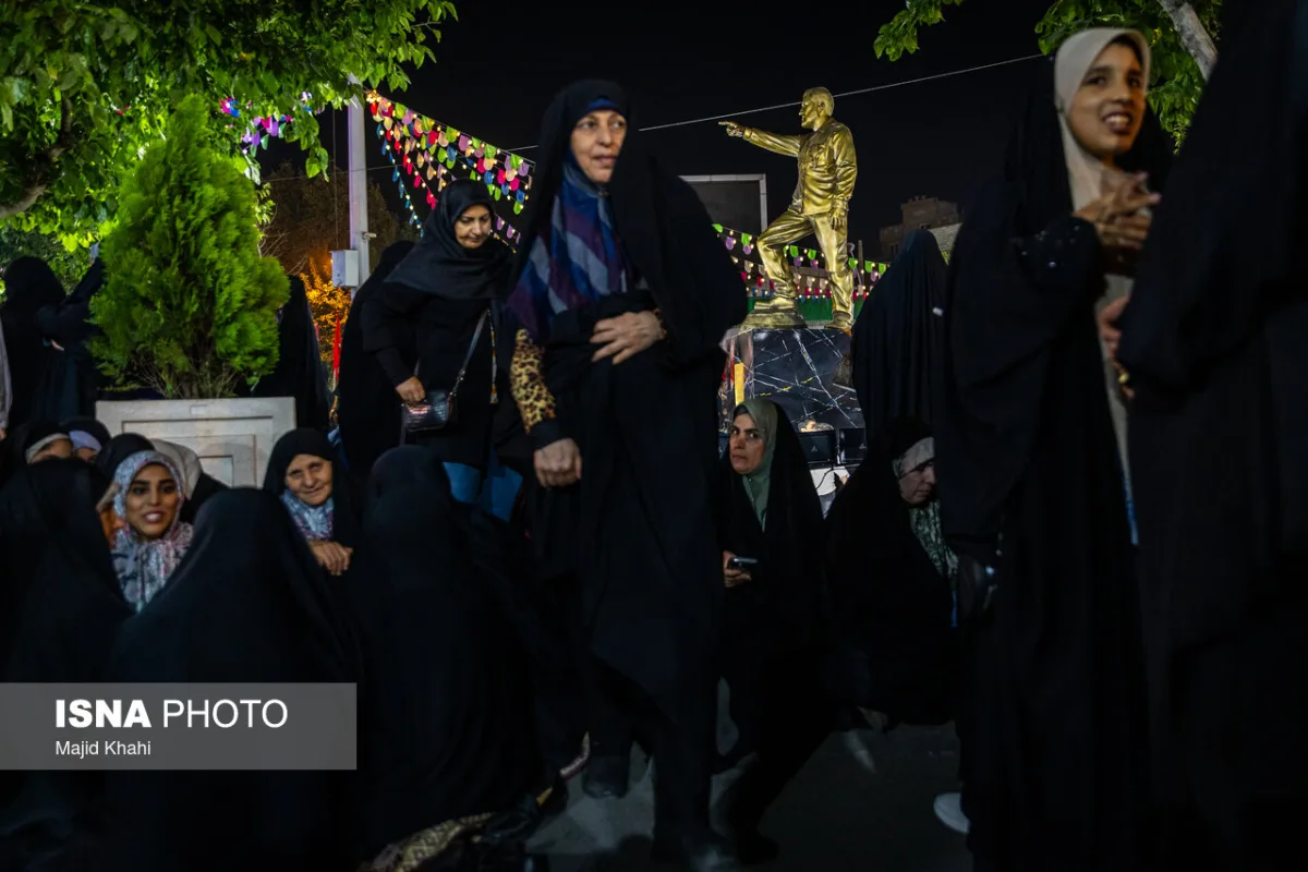 مراسم رونمایی از تندیس سردار شهید امیرعلی حاجی‌زاده